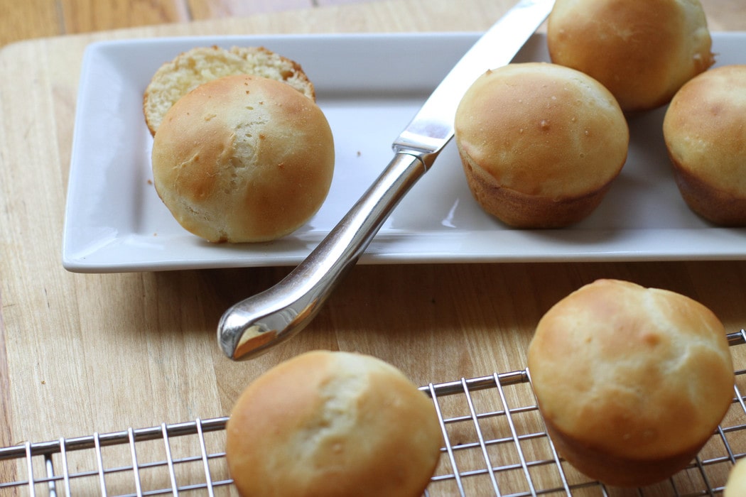 No-Knead Batter Rolls – The Frugal Lady